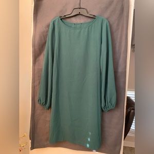 Women’s green dress